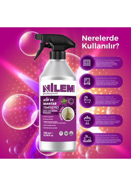 Profesyonel Küf ve Mantar Temizleyici 750 ml fırsatları