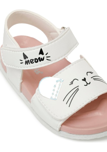 CADDY.B5FX Beyaz Kız Çocuk Sandalet