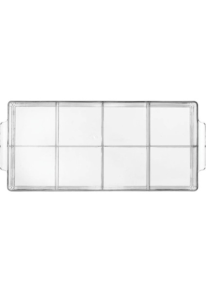 8 Bölmeli Çok Amaçlı Beyaz Pleksi Kutu, Düzen ve Saklama Için Şık Çözüm indirimleri
