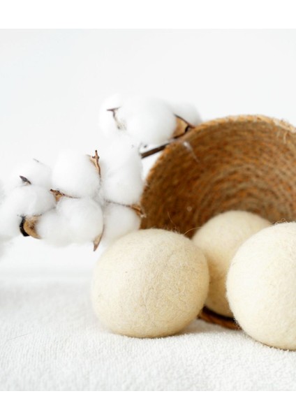 3’lü Doğal Yün Kurutma Topu Seti, Krem fiyatları