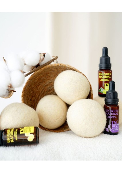 3’lü Doğal Yün Kurutma Topu Seti, Krem fırsatları