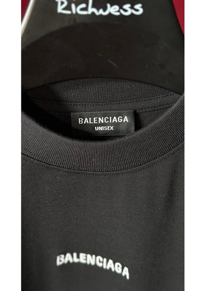 Logo Nakış Işlemeli Oversize Erkek T-Shirt Nw fırsatları