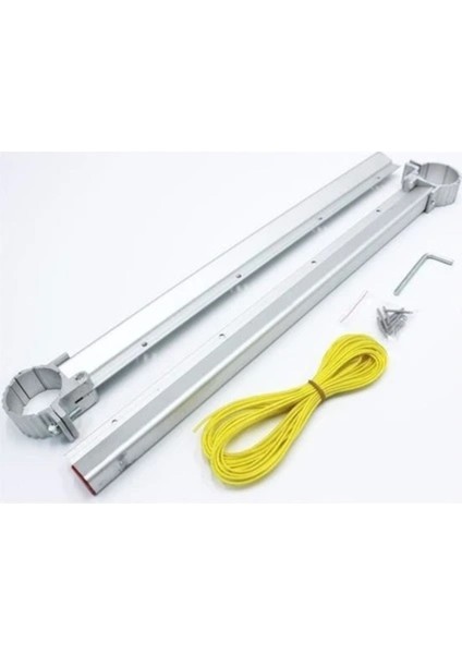 Şık ve Dayanıklı Alüminyum Çamaşır Askılığı, Pratik Kullanım Sağlar.