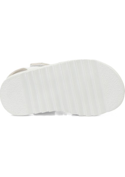 SUUP.B5FX Beyaz Kız Çocuk Sandalet