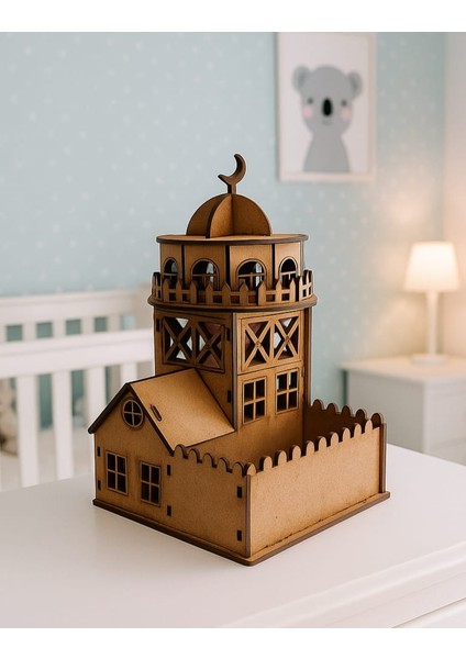 Ahşap Boyanabilir Maket Oyuncak ve Boyama Seti, Ahşap Puzzle Oyuncak