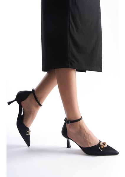 Celia Premium Kadın Siyah Topuklu Ayakkabı modelleri