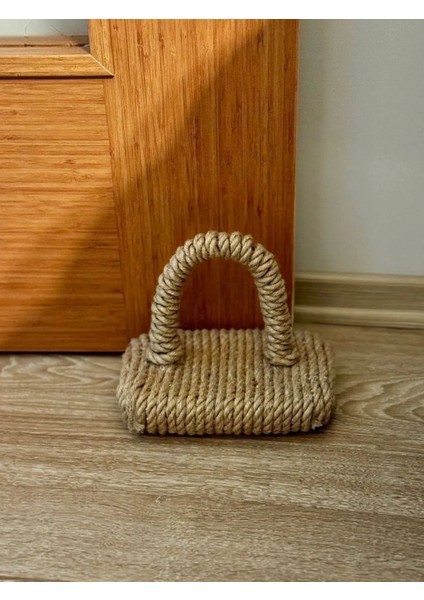 Dekoratif Hasır Kapı Tutucu Ağırlık 2 kg Kapı Stoperi