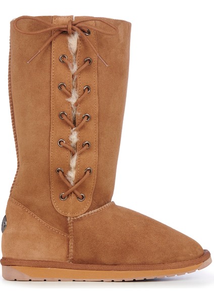 Australia Platinum Hi Lace Kadın Kahverengi Bot