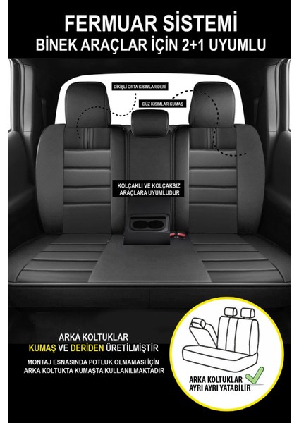 Dacia Duster Carbon Tay Tüyü Süet Deri Oto Koltuk Kılıfı Beyaz modelleri