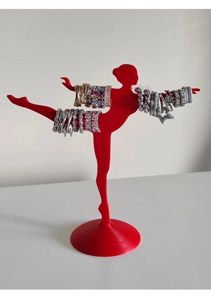 Kırmızı Dekoratif Balerin Takı ve Mücevher Düzenleyici, Çoklu Saklama Alanı fiyatları