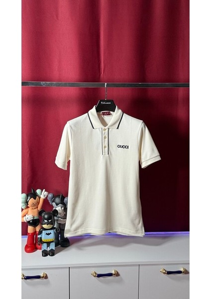 Erkek Polo T-Shirt – Nakış Logo Detaylı NW, Modern ve Zamansız Tasarım
