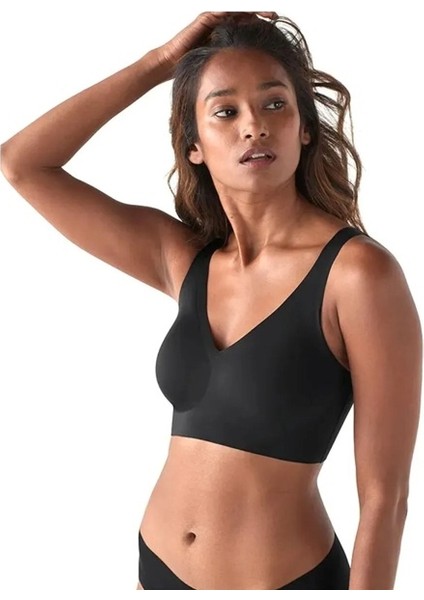 Hayalet - Iz Bırakmaz Balensiz Dikişsiz Siyah Sütyen indirimleri