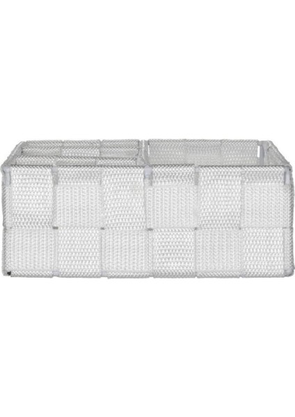 Beyaz 4 Bölmeli Takı ve Makyaj Düzenleyici, 26X6,5X17 cm modelleri