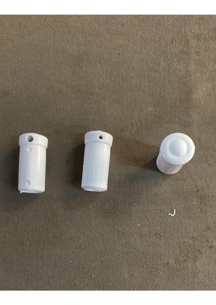 Beyaz Askılık Çubuğu Başlık Takımı - Yedek Parça, Pratik ve Kullanışlı