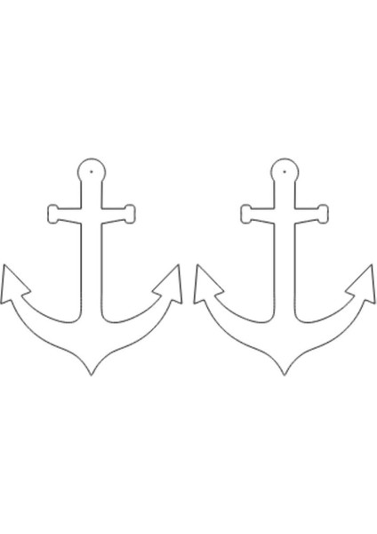 Rainbow Reflektörlü Çapa Küpe, Şık Lazer Kesim Küpe modelleri