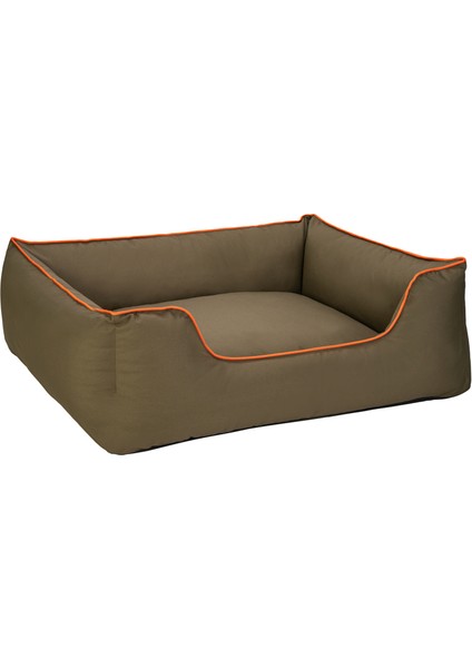 Alpha Köpek Yatağı Haki W Turuncu Biye L 105X85CM Lzwdr fiyatları