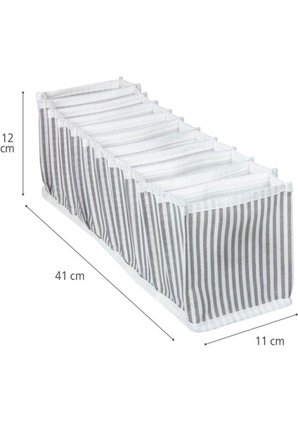 Akordiyon Organizer Çekmece Içi Düzenleyici Gri (S) indirimleri