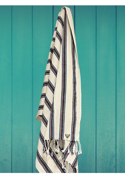 Kara Tezgah El Dokuma Erkek Peştemal ve Banyo Havlusu-Lavanta Keseli