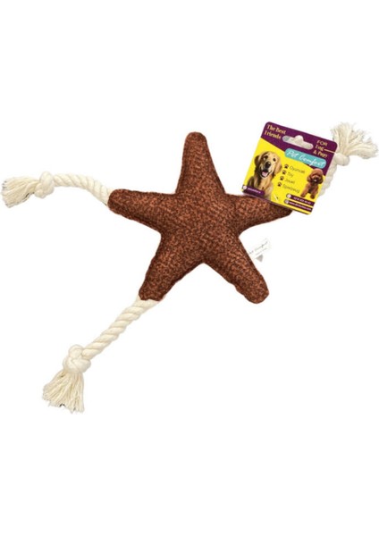 Ipli Yıldız Köpek Oyuncağı Kiremit Ø25CM, 40CM Lzwdr
