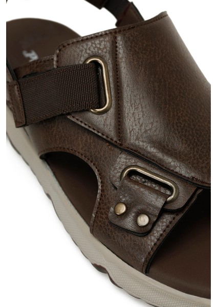 408048.M5FX Kahverengi Erkek Sandalet