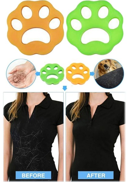 2'li Tüy ve Kıl Temizleme Aparatı, Çamaşır Makinesi Içi ve Ev Temizliği