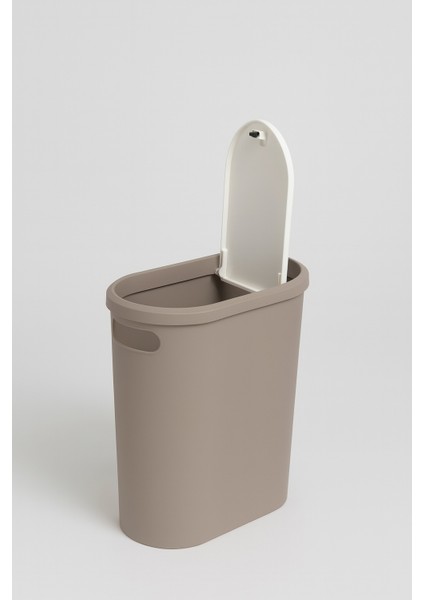 10 Litre Modern Tasarım Çöp Kovası – Banyo, Ofis, Mutfak Için Hijyenik & Pratik Atık Kutusu, Kahve Gövde indirimleri