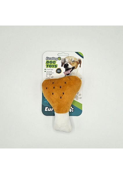Peluş Etli But Köpek Oyuncağı 14X10 cm Lzwdr