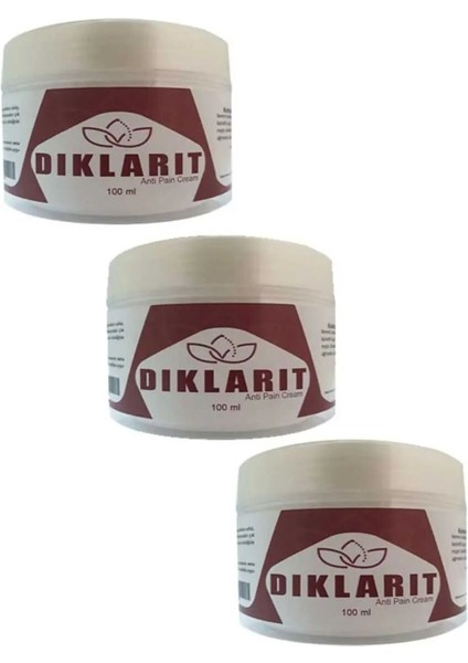 Anti Pain Cream Ağrılarınız Için Krem 100 ml x 3 Adet