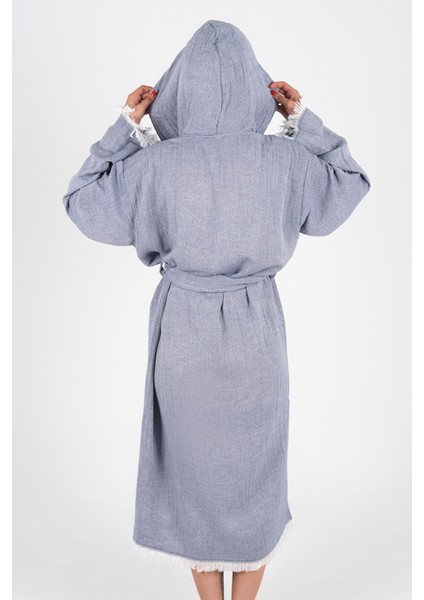 Kadın Müslin Bornoz Mor fiyatları