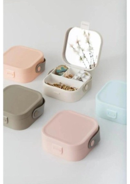 Renkli Aynalı Makyaj Çantası, Çok Renkli, Şık ve Kullanışlı Tasarım modelleri