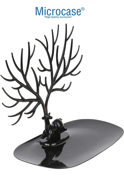 Siyah Geyik Tasarımlı Takı ve Mücevher Standı, Şık ve Kullanışlı Tasarım indirimleri