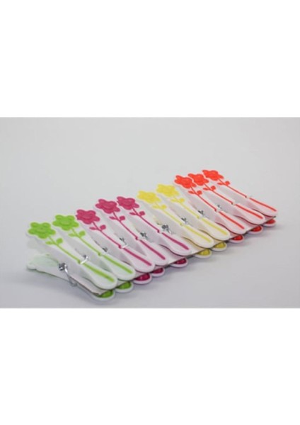 10 Adet Renkli Papatya Desenli Silikon Çamaşır Mandalı Seti fiyatları