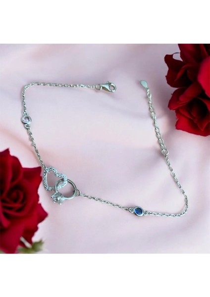 925 Ayar Gümüş Zirkon Taşlı Halka Tek Taş Yüzük Detaylı Bileklik modelleri