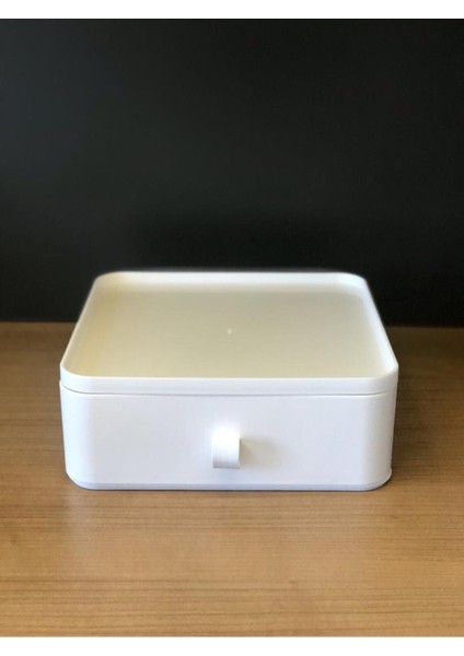 20X20 Beyaz Çok Fonksiyonlu Çekmece Düzenleyici, Ofis ve Makyaj Alanı Için fiyatları