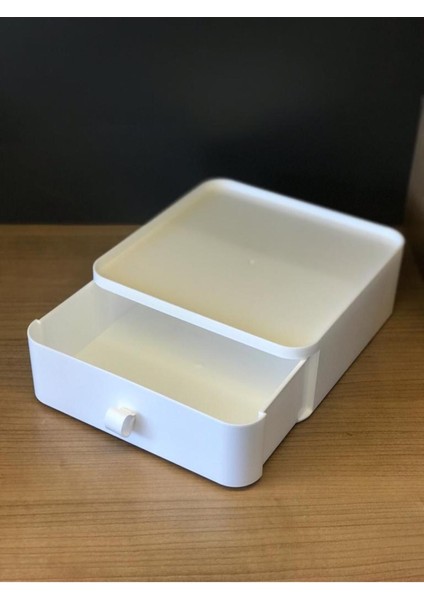 20X20 Beyaz Çok Fonksiyonlu Çekmece Düzenleyici, Ofis ve Makyaj Alanı Için modelleri