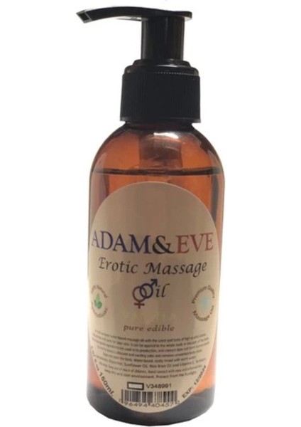 Adam & Eve Aromaterapi Vanılla Massage Oil 1 Adet Vanilya Aromalı Vücut Masaj Yağı