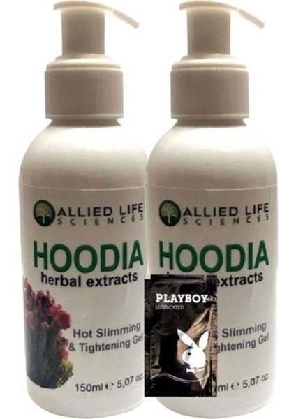 Allied Life Sciences Hoodia Herbal Extracts Hot Slimming & Tightening 150 ml x 2 Adet + Jel