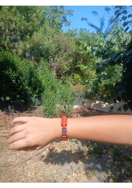 Turuncu Paracord Bileklik 16 cm fiyatları