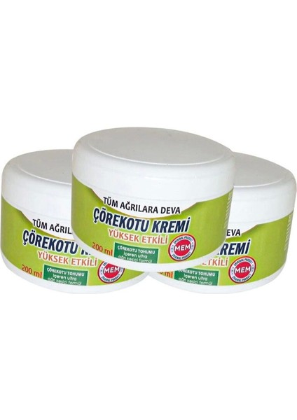 Çörek Otu Kremi Green Box 200 ml - 3 Adet Agrilar Için Krem
