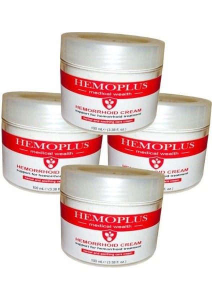 Hemoplus Krem 4 Tane 150 ml Hemeroid Kremi