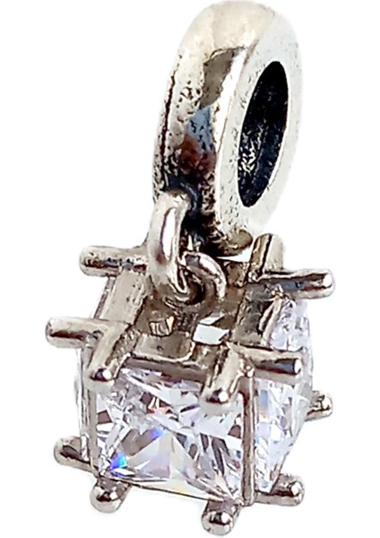 Gümüş Kafes Tasarım Kadın Charm Doğum Günü Hediye