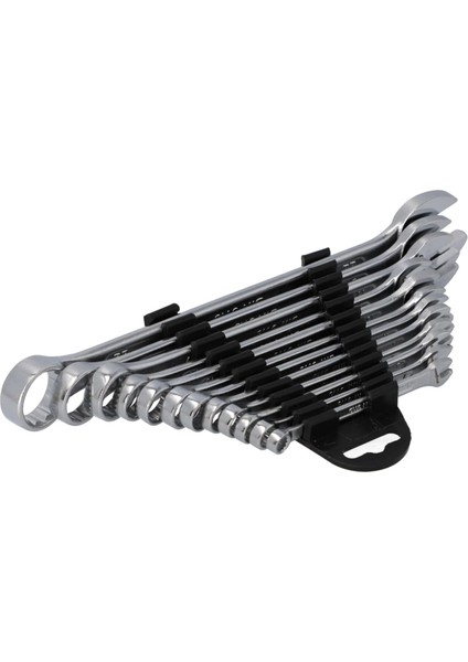 12 Parça Kombine Anahtar Seti, Cr-V Çelik, 6-22 Mm, Açılı Başlık, Taşıma Tutuculu fırsatları