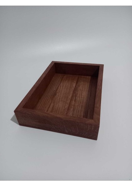 Ahşap Çok Amaçlı Düzenleme Kutusu, Banyo ve Dolap Için, 25X15 Cm, Ingiliz Renk