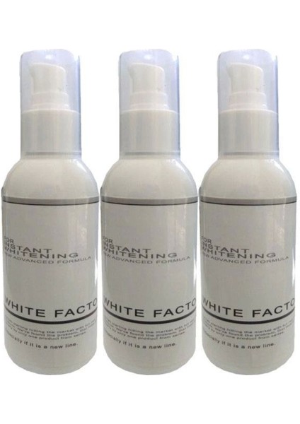 White Factor 3X120 ml Cilt Renk Açıcı Bakım Kremi