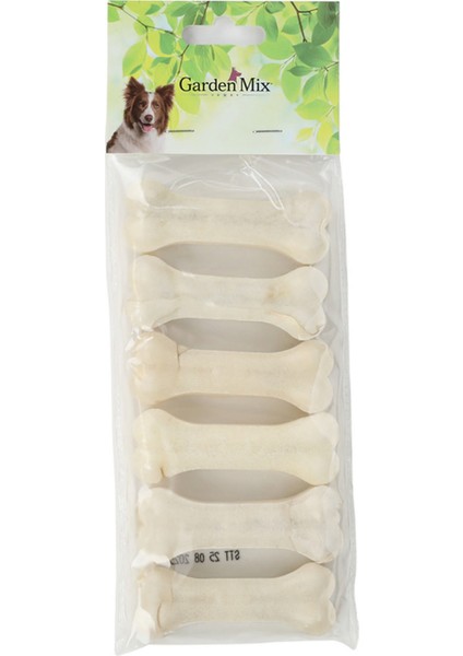 Gardenmix Sütlü Deri Kemik 8 cm 20-25 G.6 Lı Paket Lzwdr
