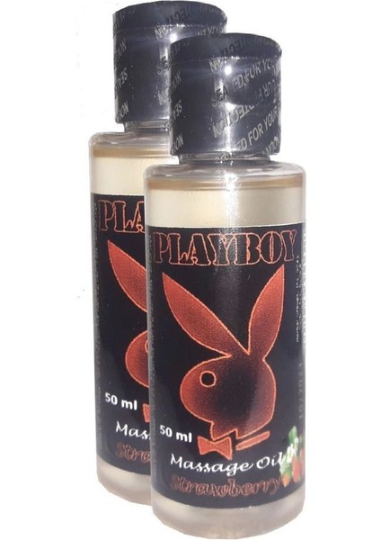 Strawberry Flavored Massage Oil 50ML Çilek Aromalı Masaj Yağı 2 Adet