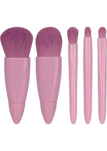 Pembe Modern Tasarımlı Makyaj Fırça Seti, Aynalı, Şık ve Kullanışlı fiyatları