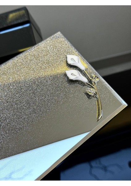 Aynalı Takı Kutusu, Çiçek Detaylı, 21/13 Cm, Gri Renkli, Şık ve Zarif Tasarım fırsatları