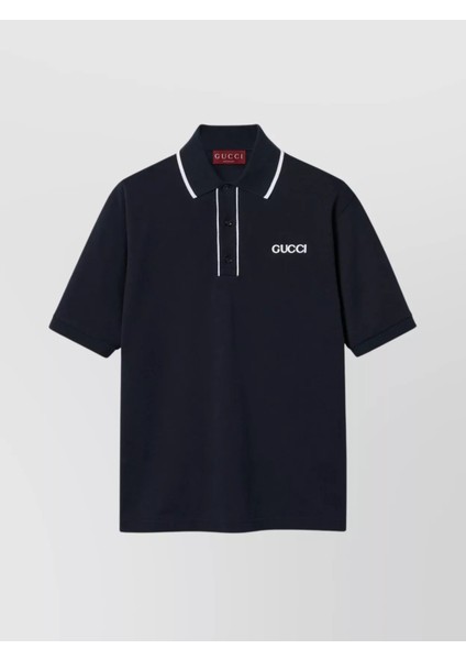Nakış Logo Detaylı Erkek Polo T-Shirt – Günlük Şıklığın Zarif Yorumu