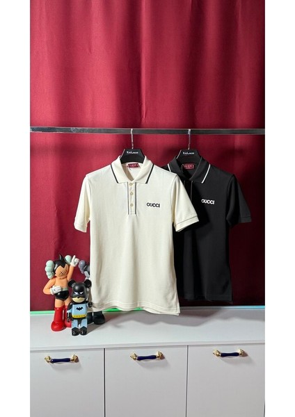 Nakış Logo Detaylı Erkek Polo T-Shirt – Günlük Şıklığın Zarif Yorumu modelleri